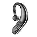 Auricolare Bluetooth senza fili stereo senza fili con gancio per l'orecchio senza dolore con microfono per aziende conducenti e camionisti chiamate in vivavoce