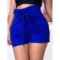 Pantaloncini estivi da donna pantaloni casual neri