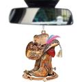 2023 Accessori per specchietto retrovisore auto Stivali da cowboy Ornamento Cappello Sella Portachiavi Decorazione