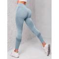 Leggings da donna a vita alta alla caviglia autunno e inverno in grigio scuro