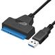 Cavo SATA a USB 3.0 2.0 per disco rigido esterno HDD SSD da 2 5 pollici ad alta velocità fino a 6 Gbps Adattatore SATA 3 22 pin Cavo USB Sata III