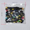 StarFire Universal Plastic Clips Paraurti Paraurti Auto Porta Pannello Rivestimento Interno Fermo Push Clips 50 100 200 Pezzi Set