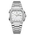 Montre à quartz pour homme minimaliste décontractée affaires mode calendrier lumineux date semaine étanche acier