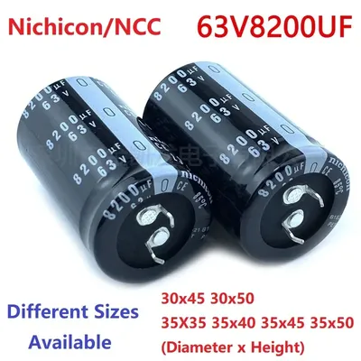 2Pcs/Lot Japan Nichicon/NCC 63V8200uF 30x45 30x50 35X35 35x40 35x45 35x50 Snap-in PSU Amplifier