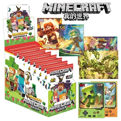 Original Minecraft Card For Children High Freedom Creation Survival Game Exquisite Limited Game