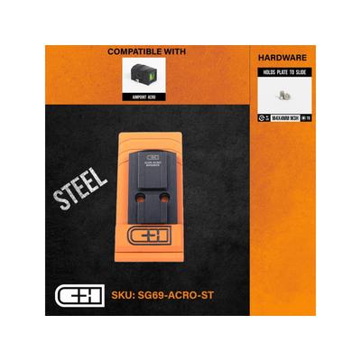 C&H Precision Weapons Optics Adapter Plate Sig P226/P229 RX/Pro/Axg Aimpoint ACRO SG69-ACRO-ST