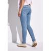 Slim-fit-Jeans STREET ONE, Damen, Gr. 26, Länge 28, blau (light blau washed), Jeans, 84% Baumwolle, 13% Polyester, 3% Elasthan, unifarben, casual, normal, Jeans, 5-Pocket-Style