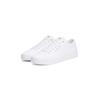 Sneaker TOMMY HILFIGER "TH HI VULC LOW CORE CANVAS", Herren, Gr. 44, weiß, Textil, sportlich, Schuhe, Freizeitschuh, Halbschuh, Schnürer mit weich gepolstertem Schaftrand