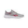 Laufschuh REEBOK "REEBOK LITE 4", Gr. 43, grau 2, vector rot, weiß, Textil, Synthetik, sportlich, Schuhe