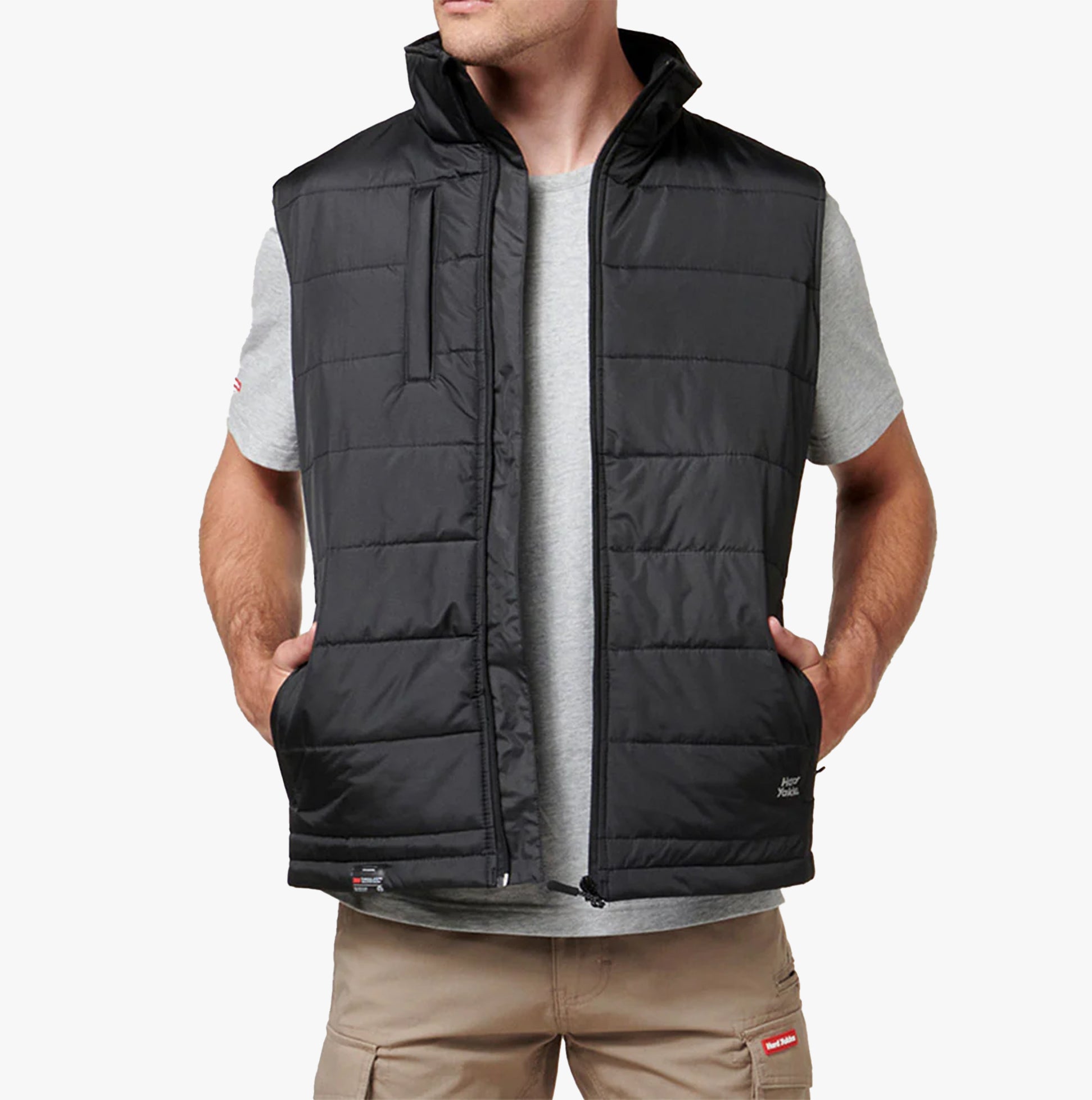 Hard Yakka Puffa 2.0 Mens Body Warmers Black - Size Large | Hard Yakka Sale | Discount Designer Brands