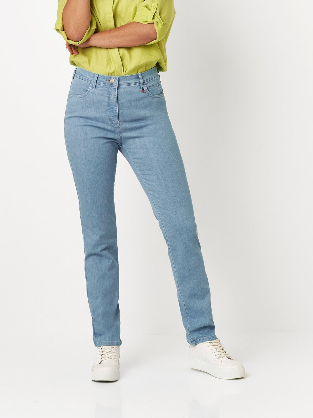 Relaxed Jeans Damen blau, 22 Image