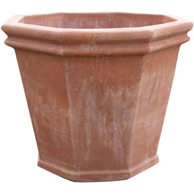 Biscottini - Terrakotta-Vase 72x72x56 cm, hergestellt in Italien. Große handgefertigte Vase für den Image