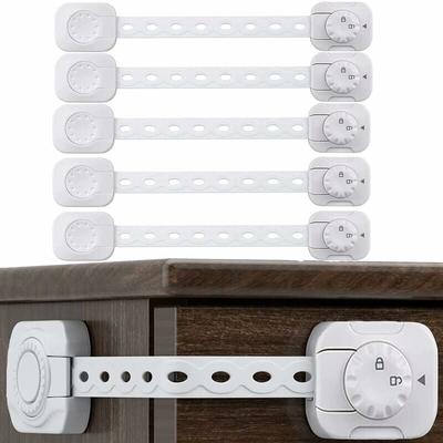 Baby-Sicherheits-Türblock, transparente Schrank-Schubladenverriegelungen und Kühlschrankschränke,