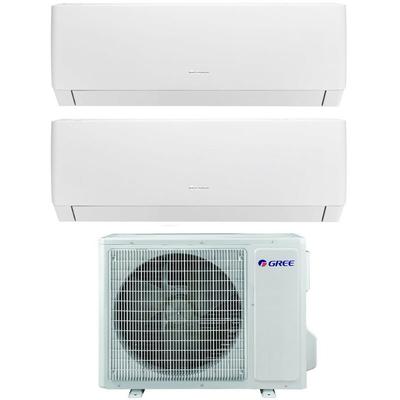 Gree Dual Split Inverter-Klimagerät Serie PULAR 12+12 mit GWHD(18)NK6NO R-32 Wi-Fi Integrated