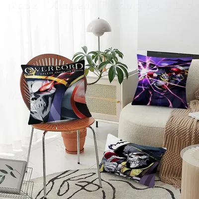 Anime Overlord Kissen Geschenk Home Office Dekoration Schlafzimmer Sofa Auto Kissenbezug Fall 45x45 Image