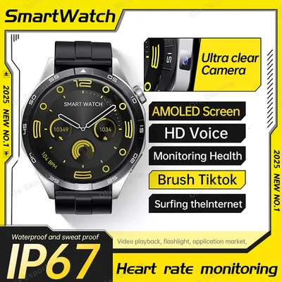 4G LTE Smartwatch 2025, Android OS, GPS, Video, Sprache, WLAN, Anruf, Nachrichten, HD, Dual-Kameras, 4G-SIM-Karte, WIFI, Herren-Smartwatch 2025