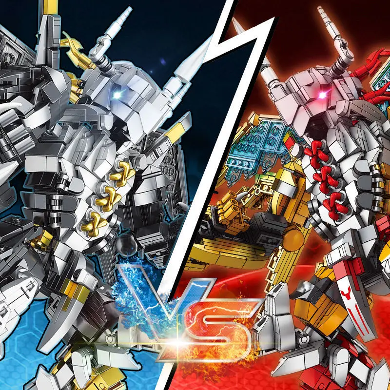 SEMBO BLOCK Digimon Adventure Anime Block Action Puppe Modell Garudamon Metall Greymon Kinder Modell Puzzle Spielzeug Geburtstag Geschenk Image