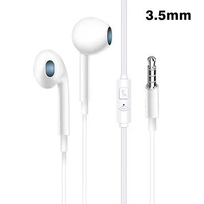 3,5-mm-Kopfhörer mit Kabel, Super-Bass-Sportkopfhörer mit integriertem Mikrofon, In-Ear-Musik-Headset für Handy, Smartphone, Huawei, Xiaomi
