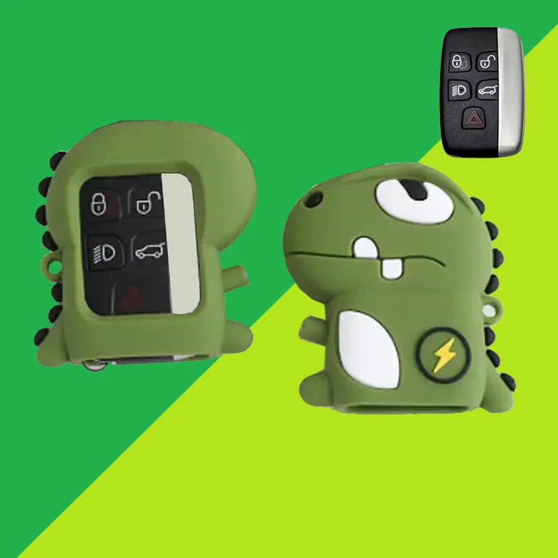 Cartoon für Land Rover Entdeckung für Range Sport Evoque für Jaguar XE XJ XF Gitarre Smart Remote Auto Schlüssel Fall Abdeckung Zubehör Image