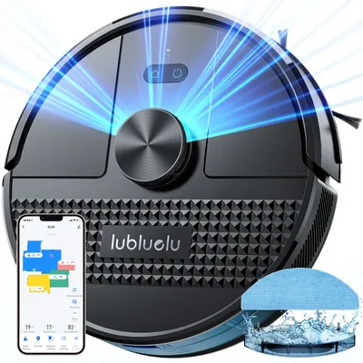 Lubluelu Roboter-Staubsauger mit 4500 Pa Saugleistung, selbstaufladend, Anti-Siphon, 5 Karten, 24 Image