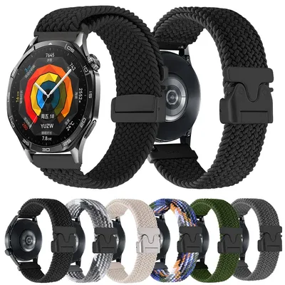 1 stücke Geflochtene Band Für Huawei uhr 4 3 Pro GT 5 Pro 46mm strap 20mm 22mm Nylon Sport armband Image