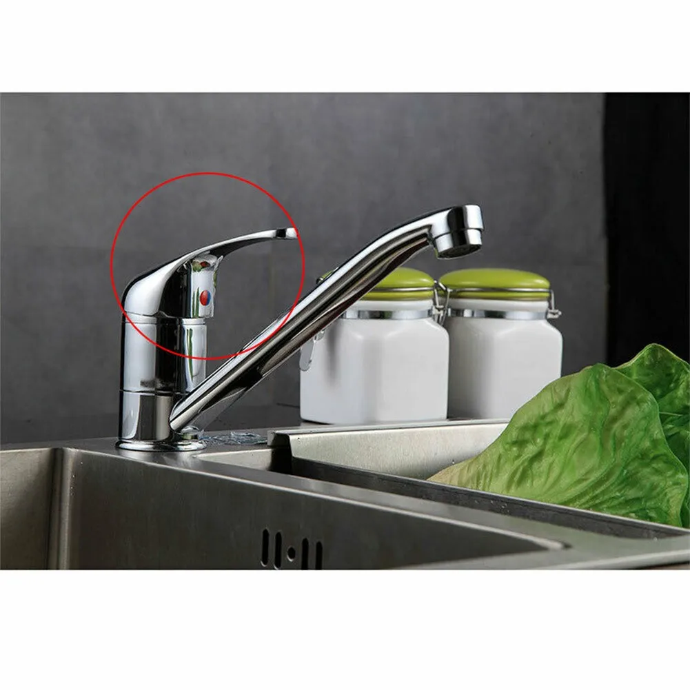 1pc Küche Bad Becken Einzigen Hebel Mischbatterie Kopf Griff Praktische Ersatz Küche Bad Wasserhahn Zubehör Image