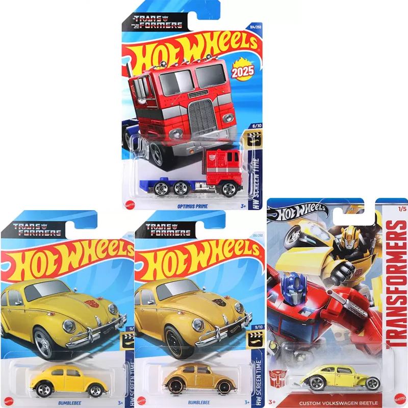 2025F Original Hot Wheels Auto Optimus Prime Trans Formers 1/64 Diecast Voiture Legierung Modell Sammlung Spielzeug für Jungen Geburtstag Geschenk Image