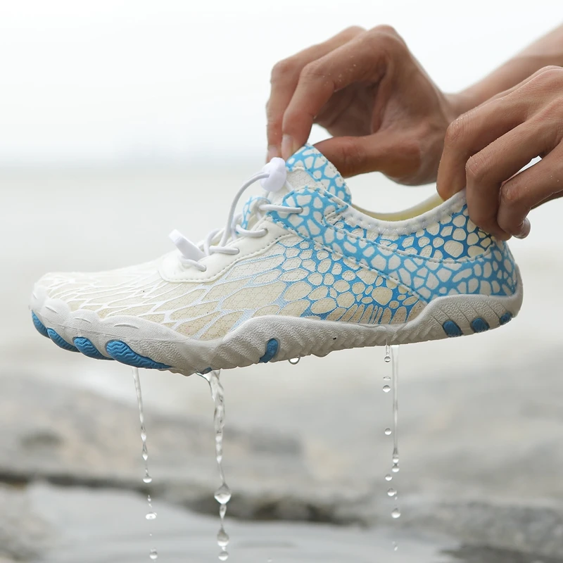 Ultraleichte Aqua-Schuhe für Herren, rutschfeste Wasserschuhe für Damen, atmungsaktiv, Barfuß-Sneaker, Schwimmen, Upstream-Watschuhe Image