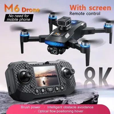 Original M6 Drone Brushless Motor Professional 8K HD Aerial Photography Obstacle Avoidance UAV