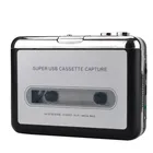 Lettore di cassette USB Vecchio registratore audio con nastro a cassetta Cattura walkieman inverso automatico da nastro a formato MP3 Convertitore con auricolare