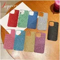 Custodia per telefono Fai da te Carta di carta glitterata per iPhone 16 15 14 13 12 11 Pro Max Plus Mini adesivi flash di lusso Accessorio per copertura sottile