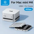 Custodia per disco rigido USB Hagibis Custodia SSD M.2 NVMe da 40 Gbps per Mac mini M4/M4 Pro compatibile con SSD esterno Thunderbolt 5/4