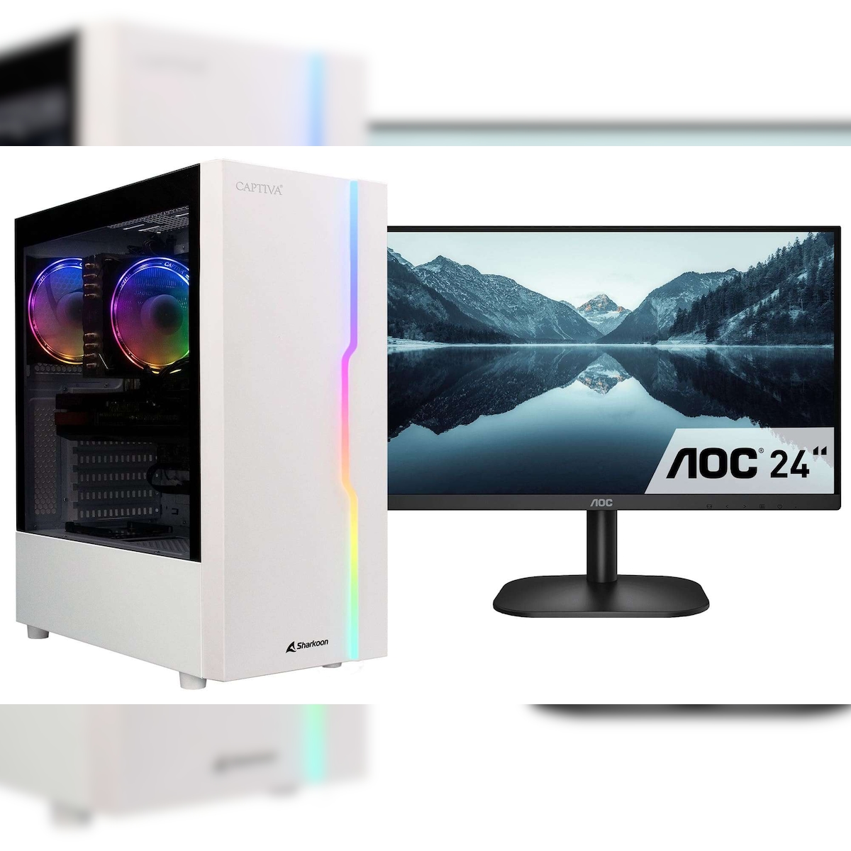 Captiva PC Power Starter R78-387 TFT Bundle (Ryzen 5 5600G/SSD 500GB/16GB/WLAN/Windows 11 Home 64-bit)