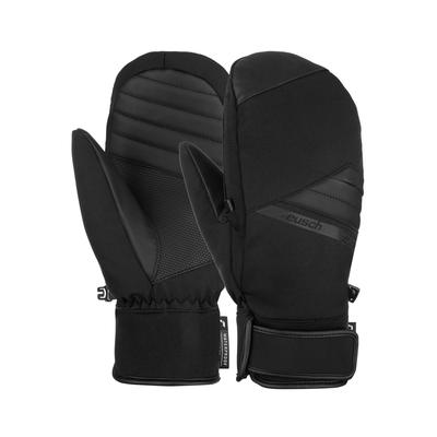 Fäustlinge REUSCH "Anakin R-TEX XT Mitten", Damen, Gr. 9, schwarz, 79% Polyester, 18% Polyurethan, 3% Elasthan, unifarben, sportlich, Handschuhe, mit wasserdichter und atmungsaktiver Funktion Image