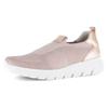 Slip-On Sneaker GABOR, Damen, Gr. 37, rosa (rosé), Textil, Ziegenleder, unifarben, sportlich, Schuhe, Slipper, Halbschuh mit Best Fitting für komfortable Passform