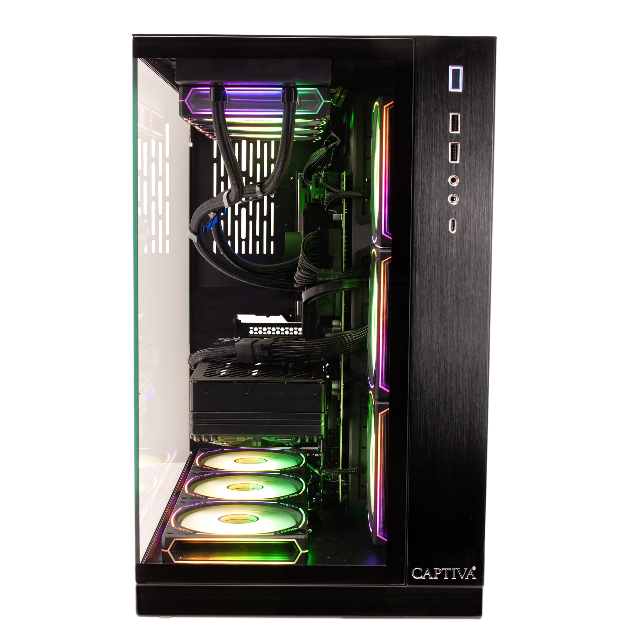 CAPTIVA Gaming-PC "Highend Gaming I89-010", ohne farbbezeichnung, B:37,5cm H:71cm T:73cm, Desktop-PCs Image