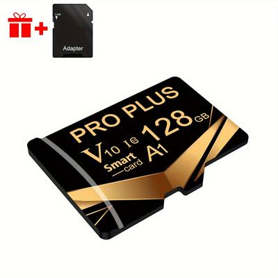 TEMU Bliksem 128gb/64gb/32gb/16gb/8gb/4gb/2gb A1 C10 Tf Card With Adapter - Real Capacity, Secure Storage For Tablets, Cameras, Phones, Laptops, Pc, Car Audio, Gaming Consoles Image