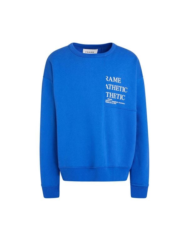 Sweatshirt - Blue - FRAME Sweats