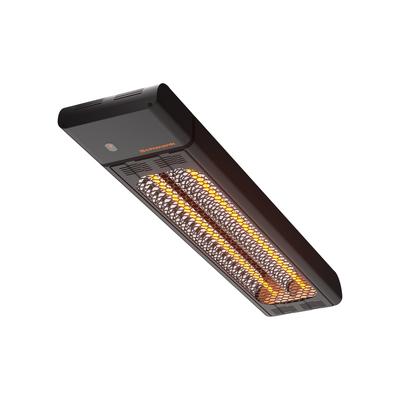 Schwank ESM-6043-24 43 1/4" Ceiling/Wall Mount Indoor/Outdoor Electric Infrared Heater - 6000 watt, 208-240v, Black