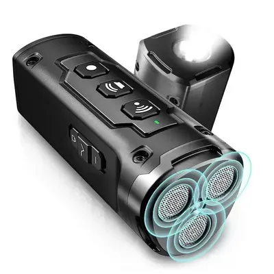Wiederaufladbares Ultraschall-Anti-Bark-Gerät mit Dreifach- und LED-Taschenlampe – effektiver Image