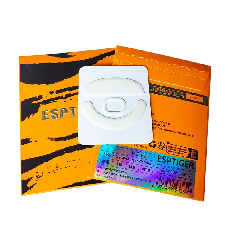 Neue Original Esports Tiger ICE V2 Maus Skates Maus Füße für Pulsar X2 Wireless/X2 Mini X3 Wireless/X2 CL/ TenZ Image