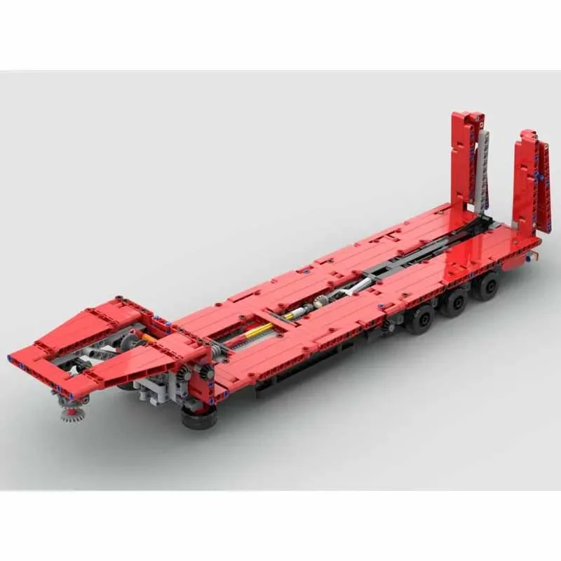 Baustein MOC- 185188 Semi Trailer Transporter Truck 884PCS Lernspielzeug Kindergeburtstagsgeschenk Weihnachtsspielzeug Image