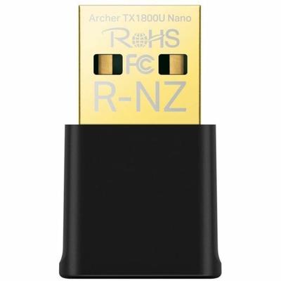 Tp-Link Archer Tx1800U Nano Ieee 802.11 A/b/g/n/ac/ax Dual Band Wi-Fi Adapter For Desktop Computer - Usb 2.0 - 1.73 Gbit/s - 2.40 Ghz Ism - 5 Ghz Unii