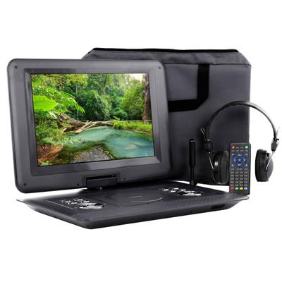 Trexonic Portable Dvd Player With Swivel Tft-Lcd Screen, 14.1", Black