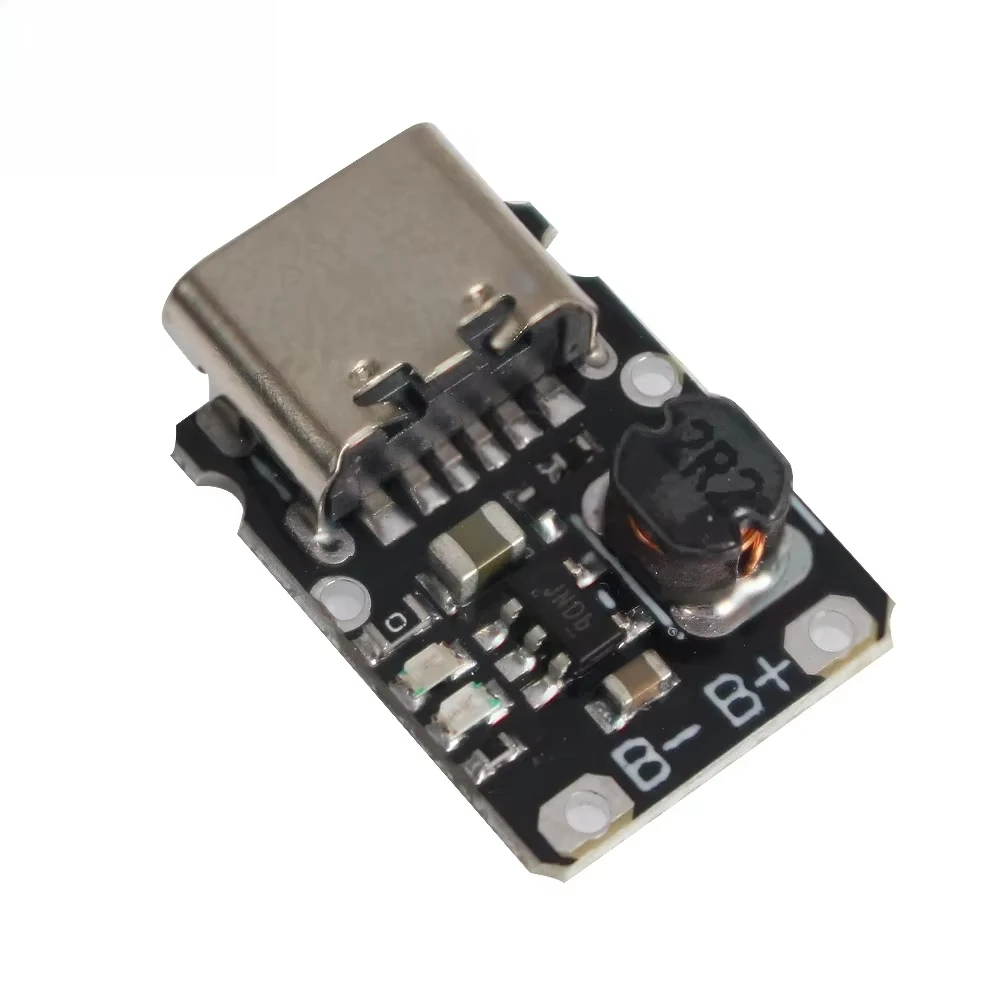 TP4057 1A 4,2 V 4,35 V 5 V Lithium-Batterie Ladeschutzplatinenmodul mit Schutz Typ-C USB-Lademodulplatinen Image