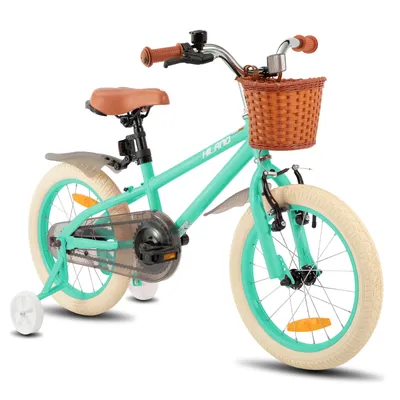 HILAND Mädchenfahrrad für Kleinkinder und Kinder im Alter von 3–7 Jahren, 14–16 Zoll großes Image