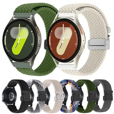 1 Stück 20 mm 22 mm Nylonband für Samsung Galaxy Watch Active 2 Watch 3 4 5Pro 45/40/44 mm S3 Armband Galaxy Watch6 7 FE Uhrenarmband Image