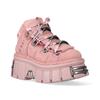 New Rock M-106-C153 Pink Tower Plateau Gothic Punk Stiefeletten