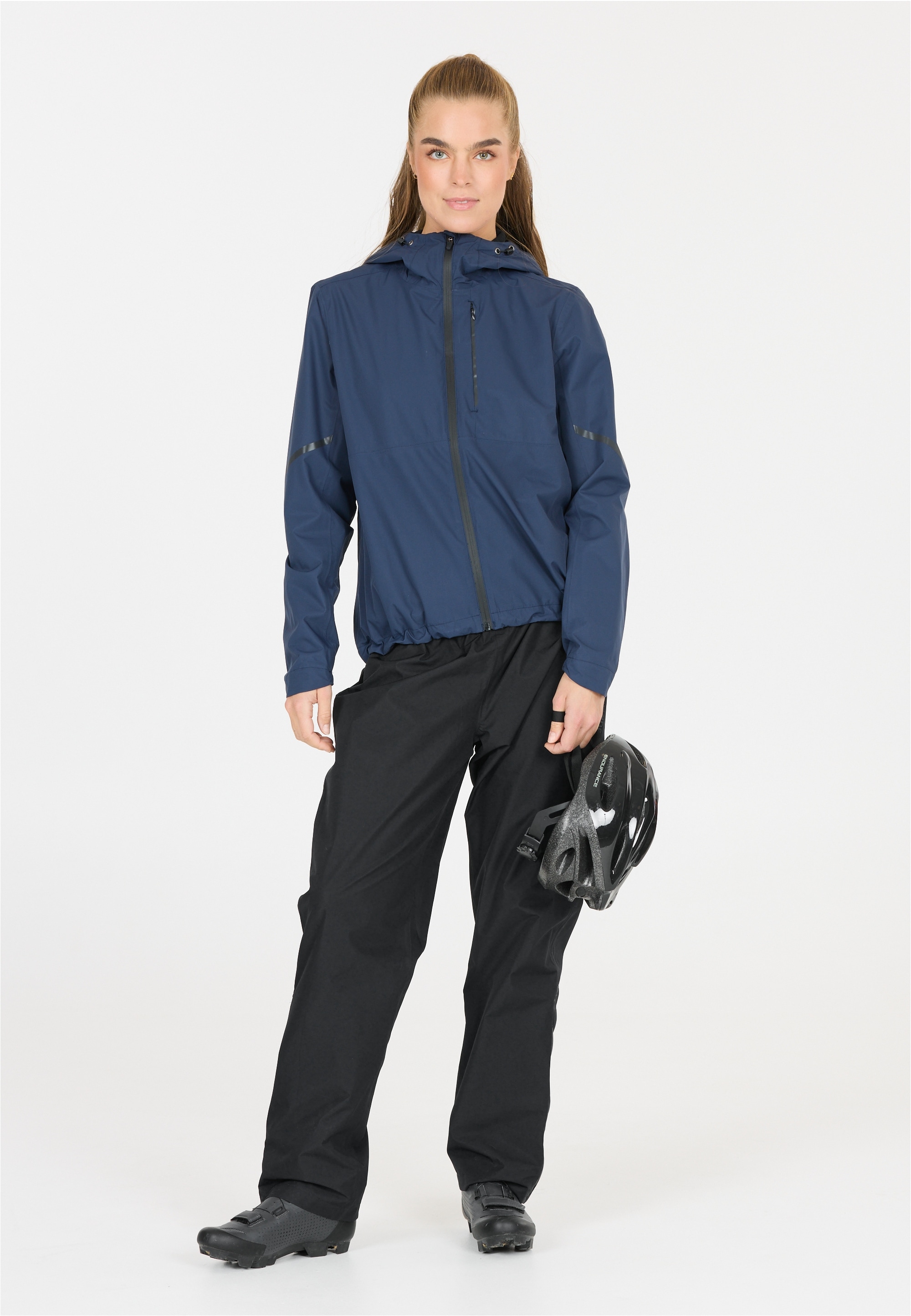 Regenhose ENDURANCE "Seren", Damen, Gr. 44, EURO-Größen, schwarz, 100% Polyester, unifarben, Sportlich, Hosen, mit optimalem Wetterschutz für den Radsport Image