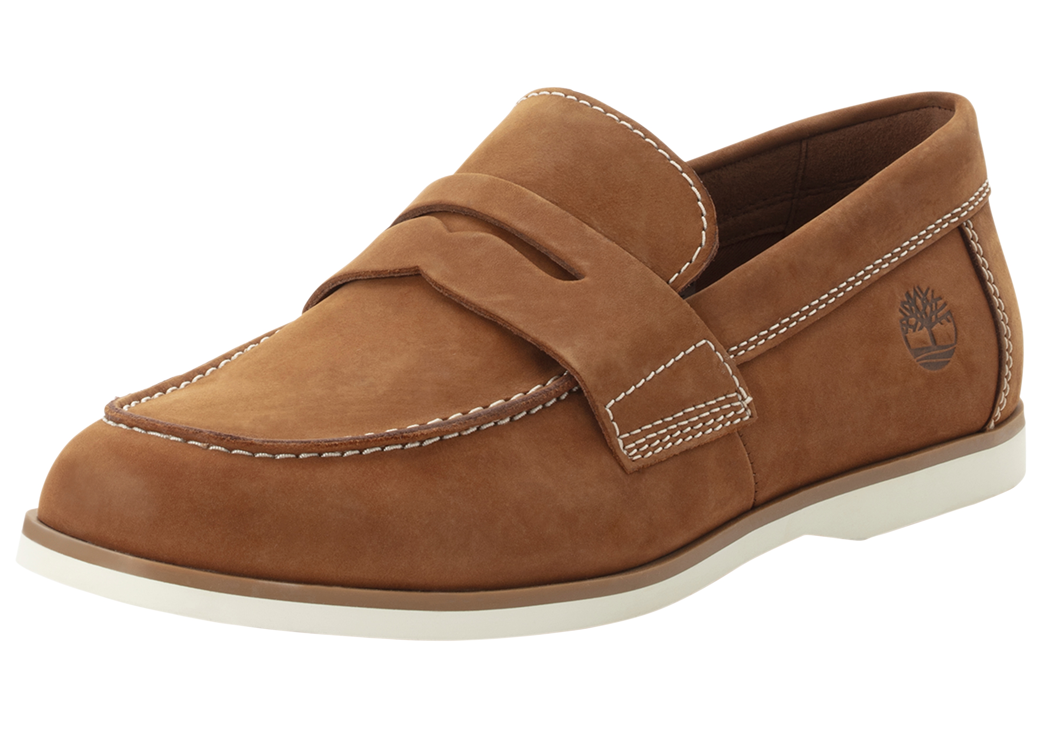Bootsschuh TIMBERLAND "CLASSIC BOAT BOAT SHOE", Damen, Gr. 45, saddle, Leder, Schuhe Bootsschuh
